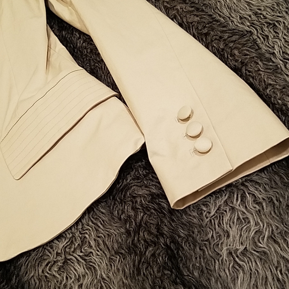 Venezia-Milano Beautiful Cream Jacket-Size S - Picture 4 of 8
